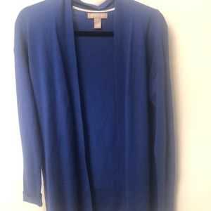 Bright Blue Banana Republic Merino Cardigan